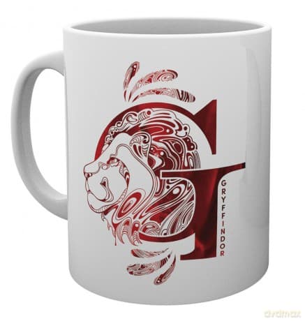 The Who: Harry Potter Gryffindor Monogram Kubek ceramiczny 15 x 10 x 9 cm
