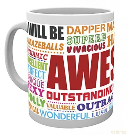 Awesome: Limited Awesome Words Kubek wielokolorowy