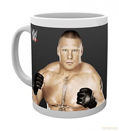 WWE: Ltd, WWE, Lesnar, Kubek, Wood wielokolorowy, 15x10x9 cm