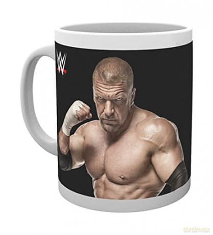 WWE: Ltd, WWE, Triple H, Kubek, Wood wielokolorowy, 15x10x9 cm