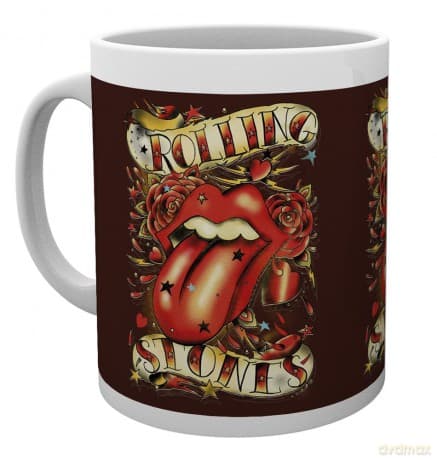 The Rolling Stones: The Rolling Stones, Tattoo, Kubek ceramiczny 15 x 10 x 15 cm
