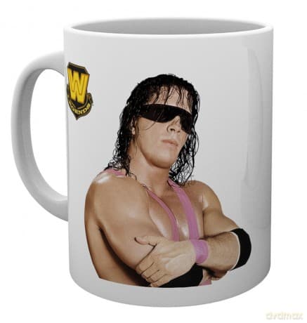 WWE: WWE, Legend-Bret Heart, Kubek, Wood wielokolorowy, 15 x 10 x 9 cm