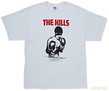 The Kills: Boxer, White (M) [T-SHIRT]