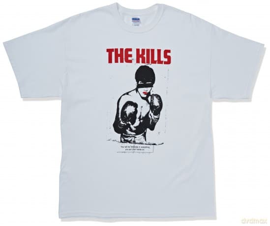 The Kills: Boxer, White (XL) [T-SHIRT]