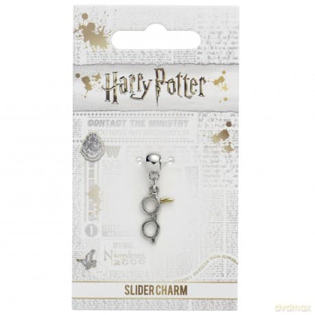 Harry Potter Lightning Bolt With Glasses Slider Charm