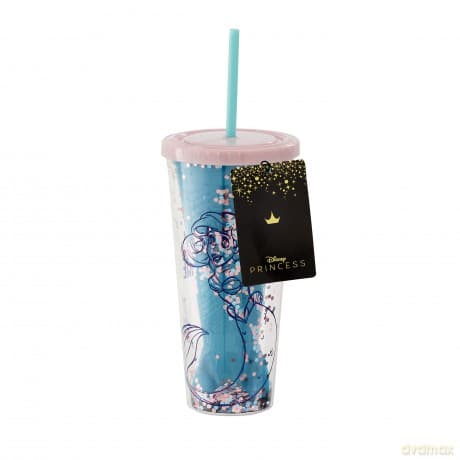 The Little Mermaid: Pearl Anniversary: Little Mermaid - Cup with Straw - Flippin Awesome