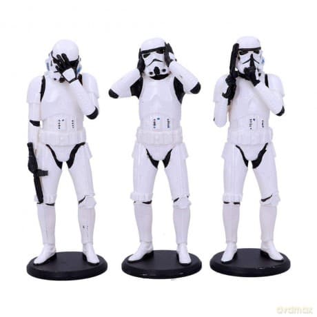 Star Wars Stormtrooper Three Wise Stormtrooper (14 cm Standing) (Gwiezdne Wojny)