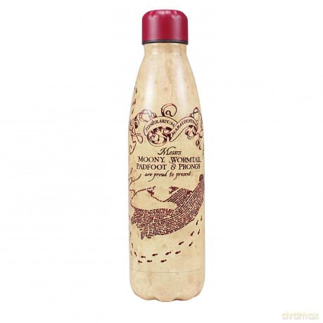 Harry Potter Mapa Huncwotów Metalowa butelka na wodę