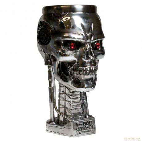 Terminator 2 Head Goblet 17 cm