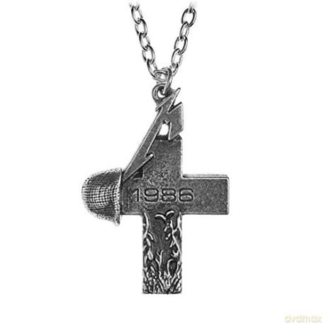 Metallica: Master Of Puppets 1986 Cross naszyjnik