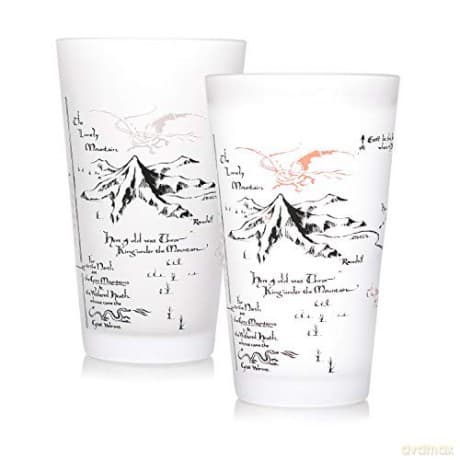 The Hobbit: The Hobbit Map Cold Change Glass