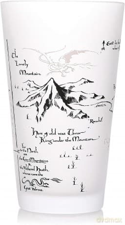 The Hobbit: The Hobbit Map Cold Change Glass