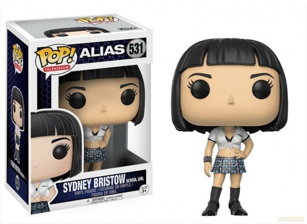 ALIAS POP Vinyl 529 Sydney Bristow Black Hair !