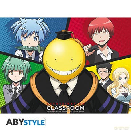 ASSASSINATION CLASSROOM Poster Koro VS pupils (52x38)