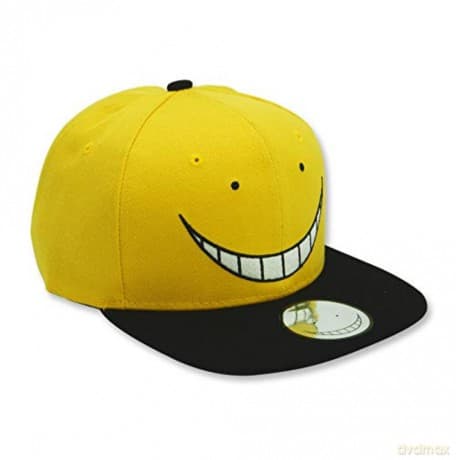 ASSASSINATION CLASSROOM Snapback Cap Black & Yellow Koro