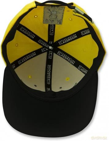ASSASSINATION CLASSROOM Snapback Cap Black & Yellow Koro