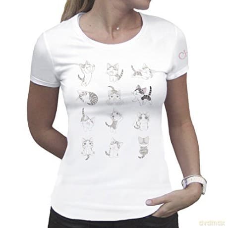 CHI T-shirt Chi's expressions woman SS white basic XL