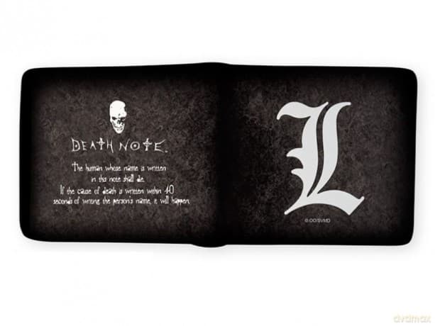 DEATH NOTE Portfel L symbol Vinyle