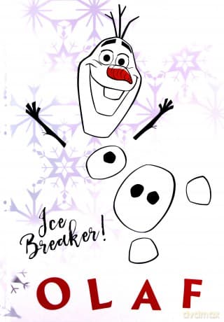 DISNEY A5 Notebook Frozen 2 Olaf