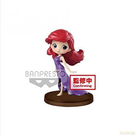 DISNEY Figurine de collection Q Posket Glamour Ariel 7 cm