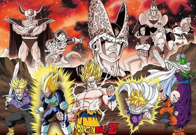 DRAGON BALL Poster DBZ/ Group Cell Arc (91.5x61)
