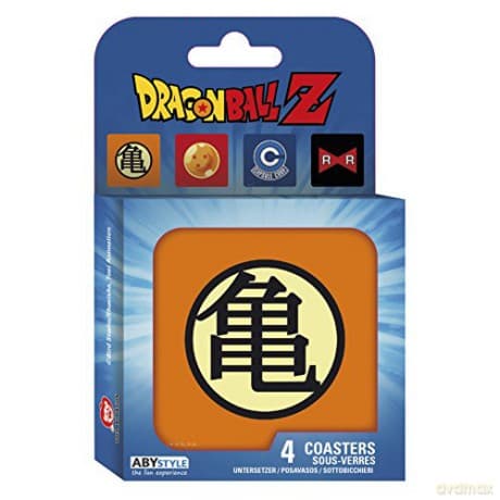 DRAGON BALL Set 4 Coasters Symbols