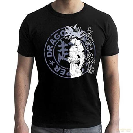 DRAGON BALL SUPER T-shirt Goku UI man SS black New fit XL