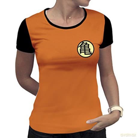 DRAGON BALL T-shirt Kame Symbol woman SS orange premium L