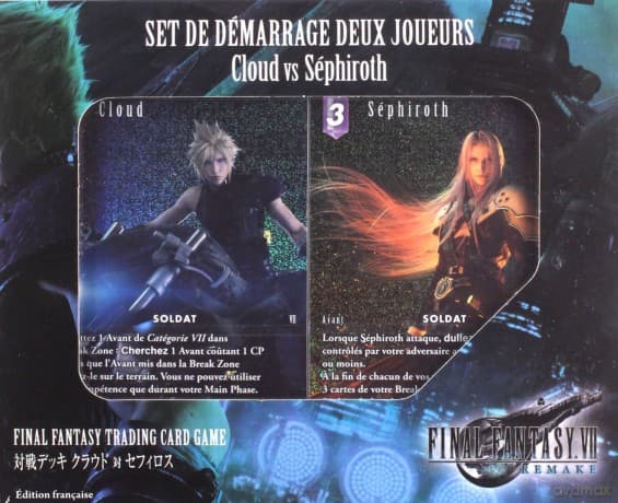 FINAL FANTASY - 2 Player Starter Set Cloud VS Sephiroth FR (28/02)