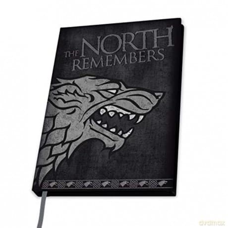 GAME OF THRONES A5 Notebook Stark (Gra o Tron)