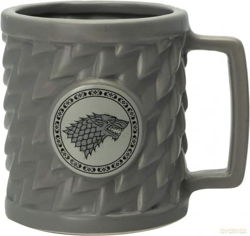 GAME OF THRONES Kubek 3D STARK (Gra o Tron)