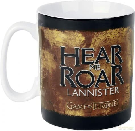 GAME OF THRONES Kubek 460 ml - Lannister porcl. with box (Gra o Tron)