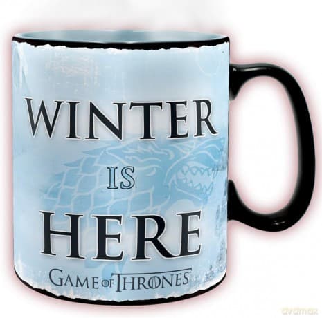 GAME OF THRONES Kubek zmieniający kolor 460 ml Winter is here box (Gra o Tron)