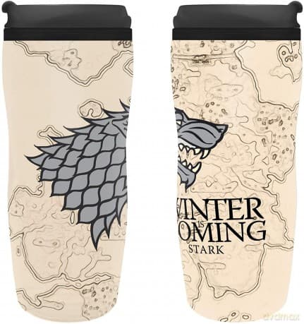 GAME OF THRONES Travel mug Winter is coming (Gra o Tron)