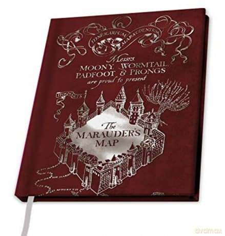 HARRY POTTER A5 Notebook Marauder's map