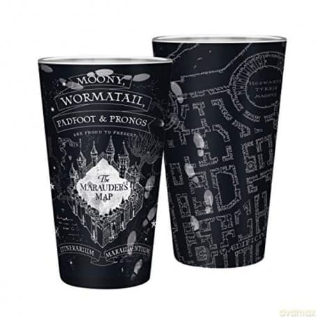 HARRY POTTER Duża szklanka 400 ml Marauder's map Matte