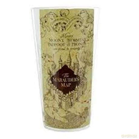 HARRY POTTER Marauders Map Water Glass