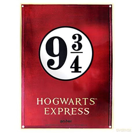 HARRY POTTER Metal plate Platform 9 3/4 (288) With hook