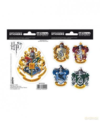 HARRY POTTER Naklejki 161 mm/ 2 planches Hogwarts Houses