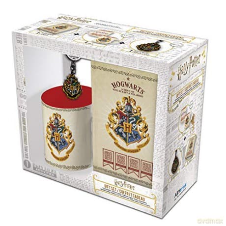 HARRY POTTER Hogwarts Zestaw Kubek 320 ml + Brelok + Notes 