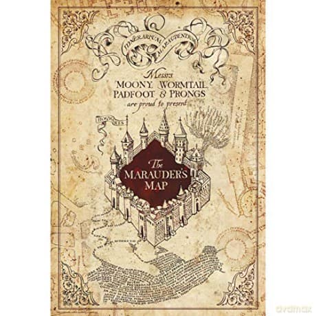 HARRY POTTER Poster ? Maurauder's Map ? (91.51x61)