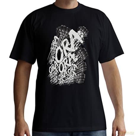 JOJO'S BIZARRE ADVENTURE T-shirt Ora man SS black basic XS