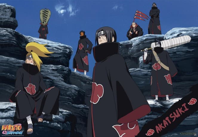 NARUTO Plakat / Poster Akatsuki (91.51x61)