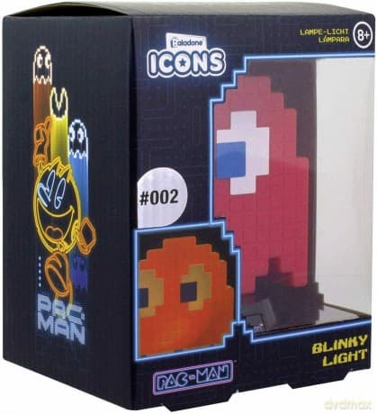 PAC-MAN Mini Lamp Blinky Red 10cm