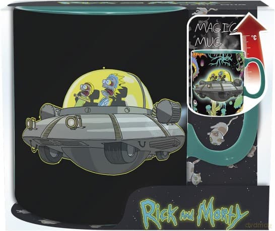 RICK & MORTY Kubek zmieniający kolor 460 ml Spaceship box