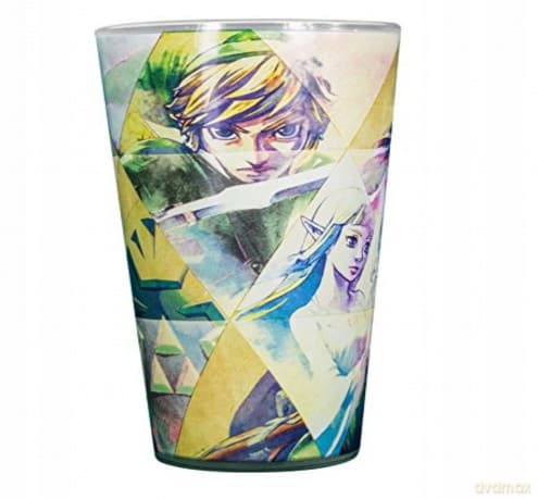 THE LEGEND OF ZELDA Hyrule Colour Change Glass 450 ml