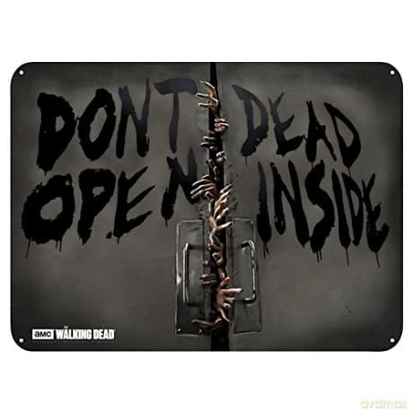 THE WALKING DEAD Metal plate Zombies (288)