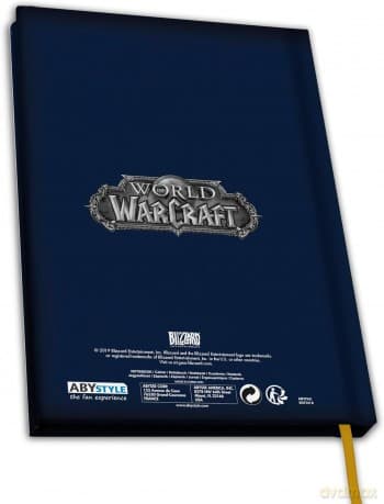 WORLD OF WARCRAFT A5 Notebook Alliance