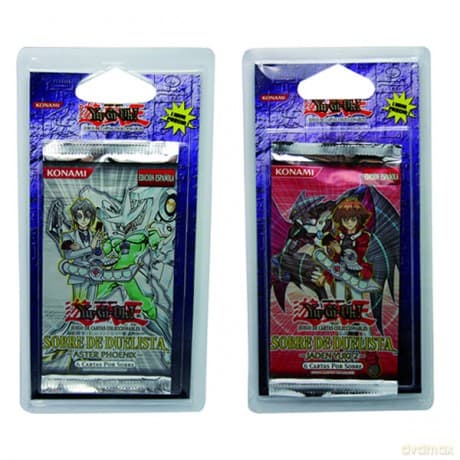 YU-GI-OH! JCC BLISTER Sobre De Duelista 3&5 Jaden/Aster0