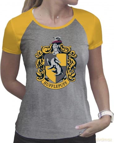 HARRY POTTER Hufflepuff T-shirt damski L